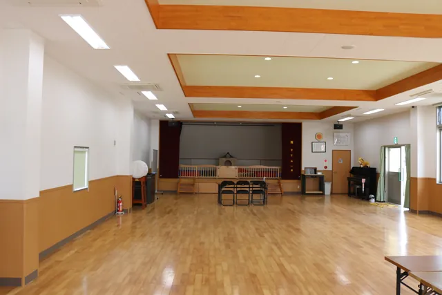 ひまわりホールの中